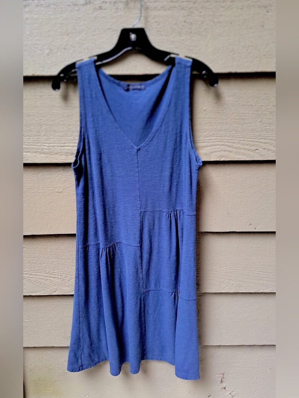 Cut Loose Sleeveless V-Neck Blue1 Dress - S